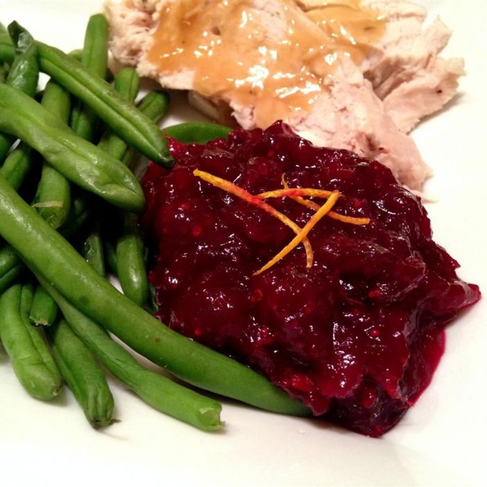 Cranberry sauce recipe with oranges