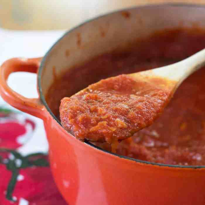 Canned tomato sauce recipe for pasta