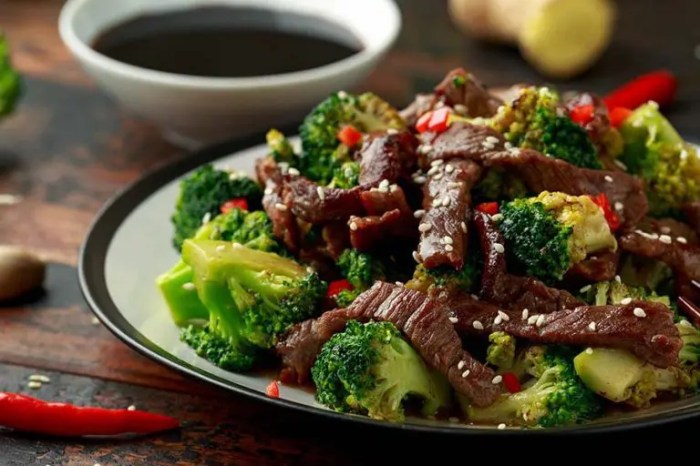 Beef w/ oyster sauce recipe