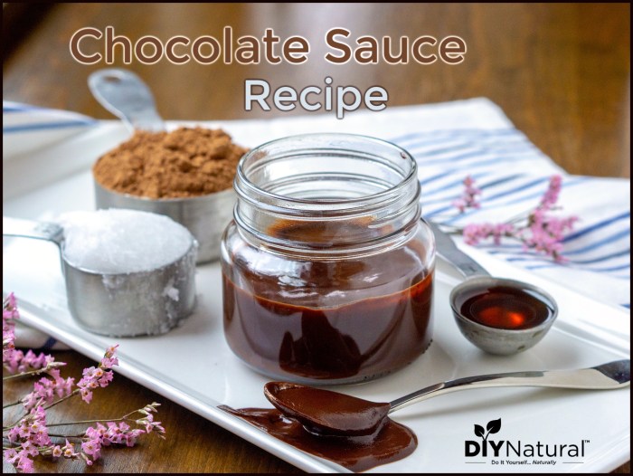 Choc fudge sauce recipe