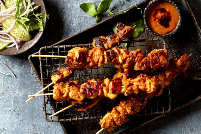 Chicken and satay sauce recipe