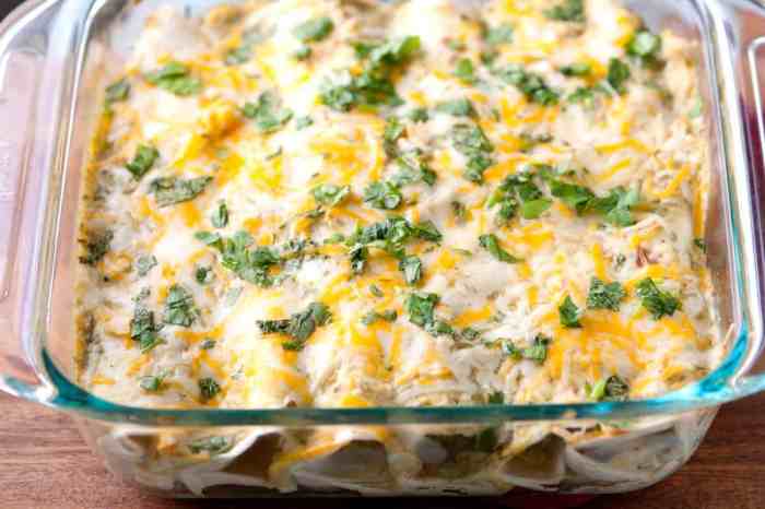 Chicken enchiladas recipe green sauce