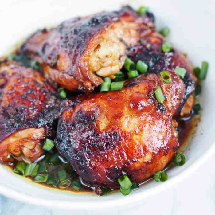 Chicken thighs soy hoisin recipe minutes flavour however marinating recommend oven highly prepare overnight would