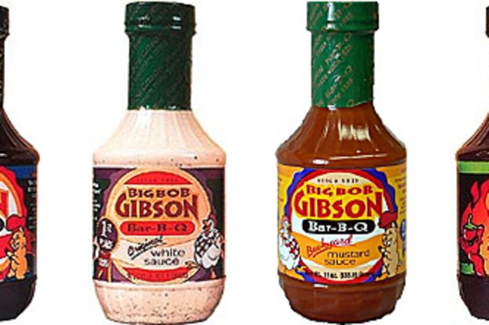 Gibson bob big white sauce bbq alabama