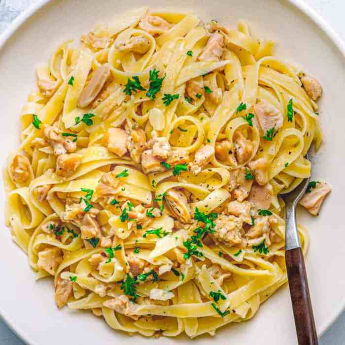 Clam linguine canned clams seafood