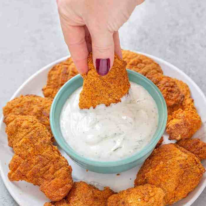 Tenders dipping strawberryblondiekitchen