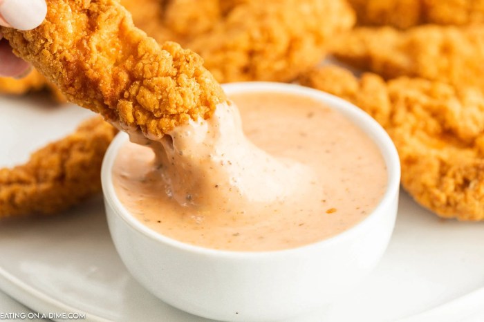 Chicken tender sauce recipe