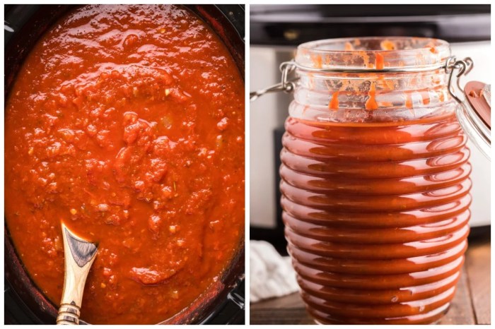 Marinara cooker sauce