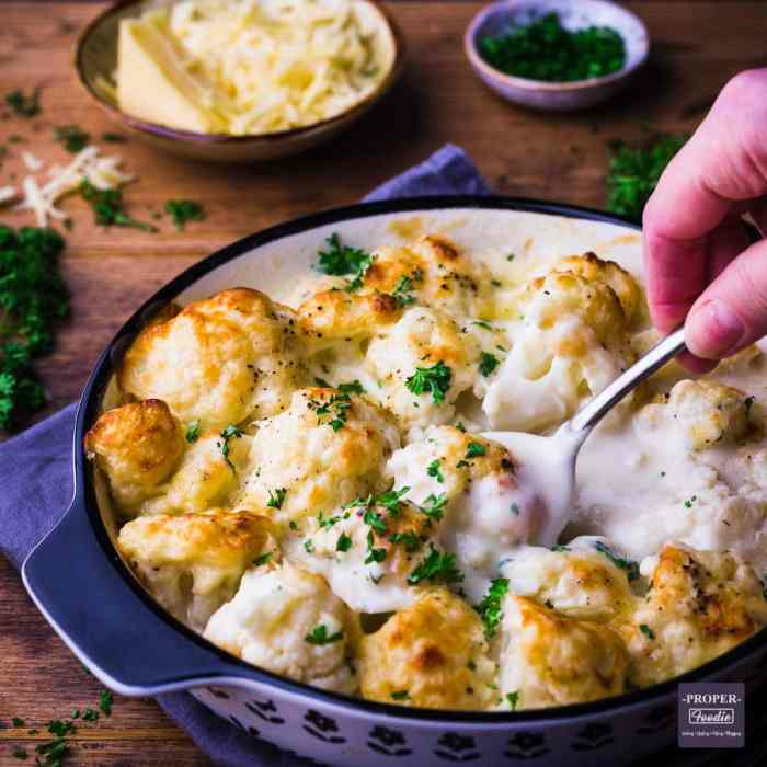 Cauliflower with cheese sauce recipes